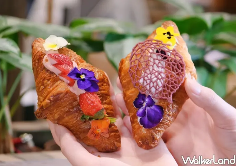 八月堂可頌「日本花藝plantica花系可頌」 / WalkerLand窩客島整理提供 未經許可不可轉載