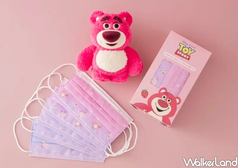grace gift熊抱哥口罩、三眼怪口罩「Holic迪士尼玩總動員拋棄式成人平面口罩」 / WalkerLand窩客島整理提供 未經許可不可轉載