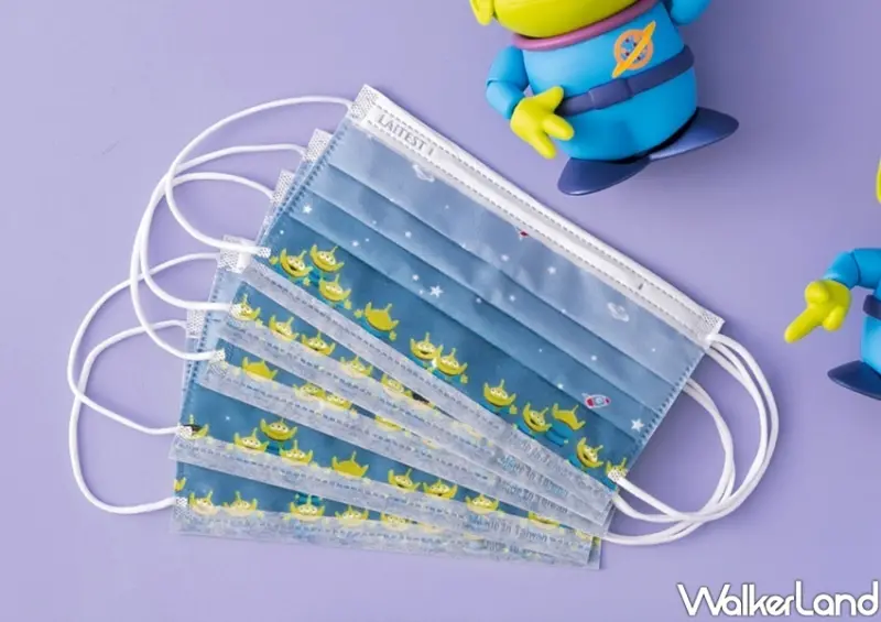 grace gift熊抱哥口罩、三眼怪口罩「Holic迪士尼玩總動員拋棄式成人平面口罩」 / WalkerLand窩客島整理提供 未經許可不可轉載