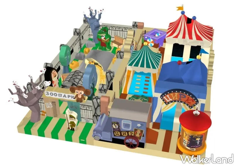 大直美麗華「大耳查布巡迴樂園」 / WalkerLand窩客島整理提供 未經許可不可轉載