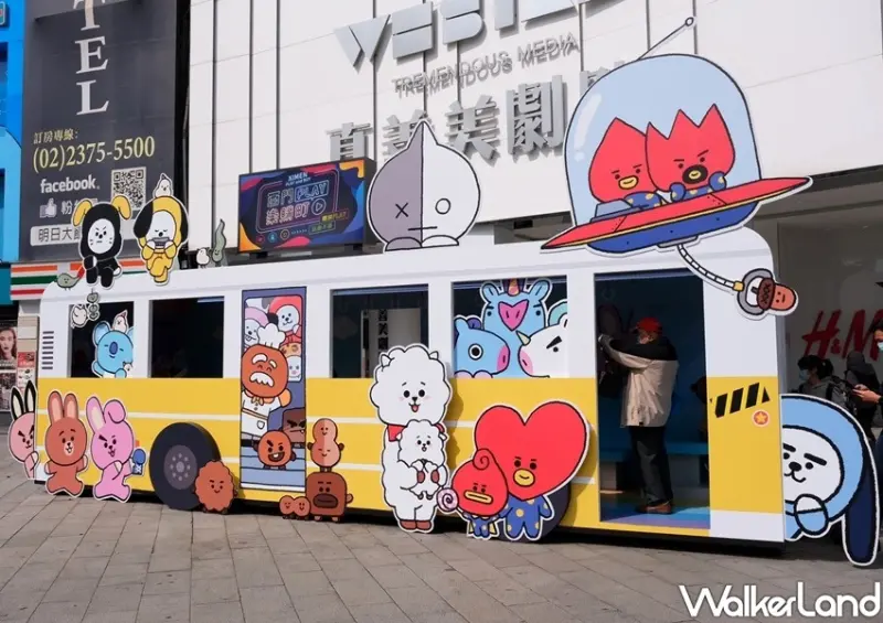 宇宙明星BT21、西門PLAY樂購町 / WalkerLand窩客島整理提供 未經許可不可轉載