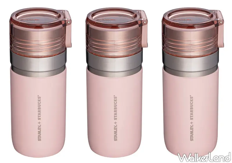 星巴克Stanley聯名杯「櫻花粉不鏽鋼杯」 / WalkerLand窩客島整理提供 未經許可不可轉載