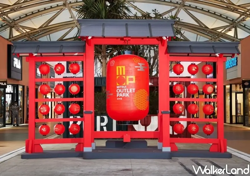 林口三井OUTLET「粉彩祈願神社」 / WalkerLand窩客島整理提供 未經許可不可轉載