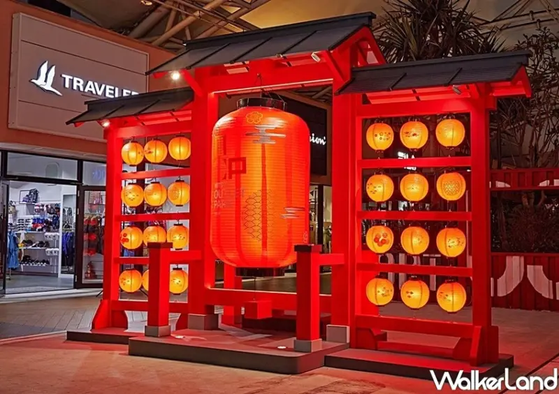 林口三井OUTLET「粉彩祈願神社」 / WalkerLand窩客島整理提供 未經許可不可轉載