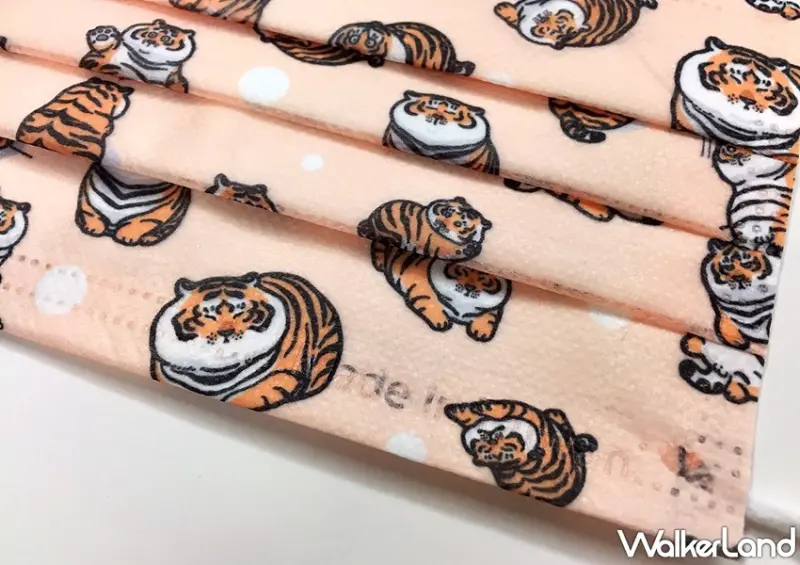 不二馬胖虎彩色防護口罩 / WalkerLand窩客島整理提供 未經許可，不得轉載