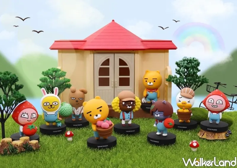 Kakao Friends萊恩迷你植栽組、萊恩盲盒公仔/ WalkerLand窩客島整理提供 未經許可不可轉載