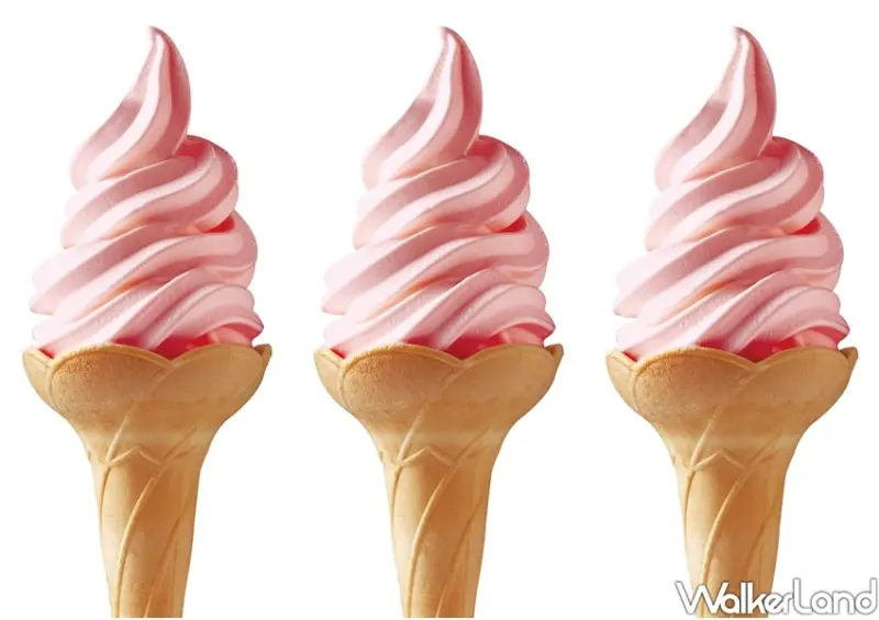 大心、蜷尾家霜淇淋「覆盆莓玫瑰霜淇淋」 / WalkerLand窩客島整理提供 未經許可不可轉載