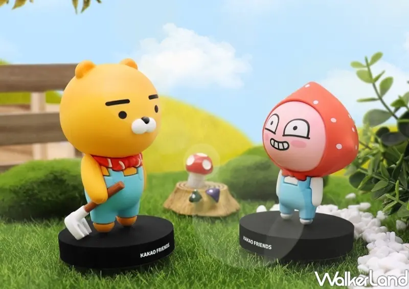 Kakao Friends萊恩迷你植栽組、萊恩盲盒公仔/ WalkerLand窩客島整理提供 未經許可不可轉載