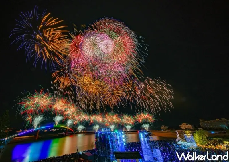2021澎湖花火節、LINE熊大無人機秀 / WalkerLand窩客島整理提供 未經許可不可轉載