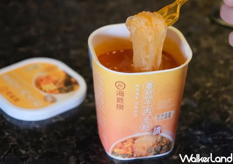 海底撈泡麵「酸辣牛肉冬粉、番茄牛肉冬粉」 / WalkerLand窩客島整理提供 未經許可不可轉載