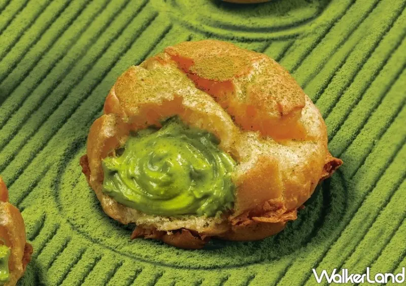 beard papa、一〇八抹茶茶廊聯手「爆餡抹茶泡芙」 / WalkerLand窩客島整理提供 未經許可不可轉載