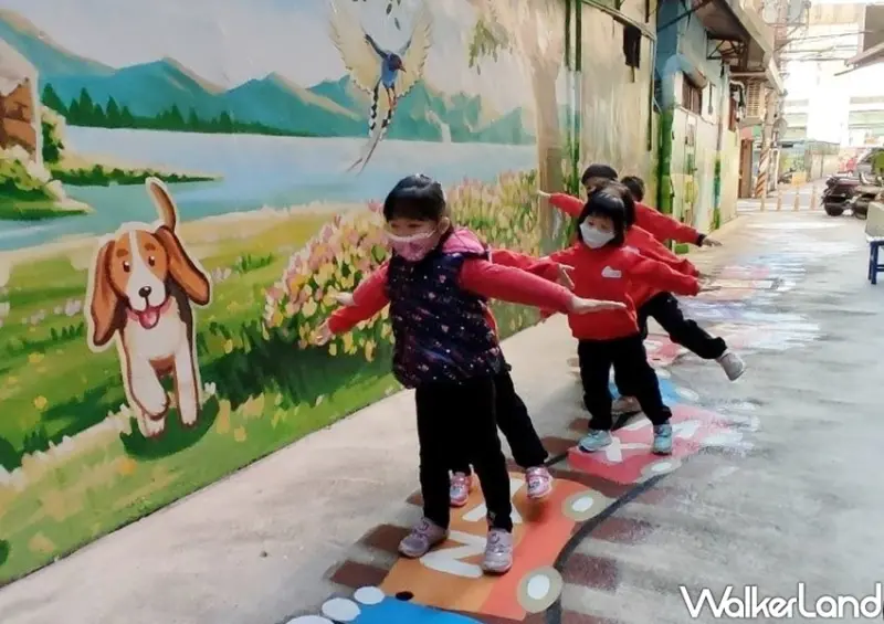 板橋新景點「板橋聯翠里3D彩繪巷」 / WalkerLand窩客島整理提供 未經許可不可轉載