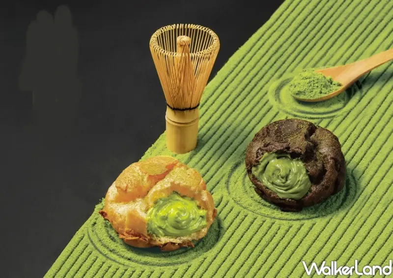 beard papa、一〇八抹茶茶廊聯手「爆餡抹茶泡芙」 / WalkerLand窩客島整理提供 未經許可不可轉載