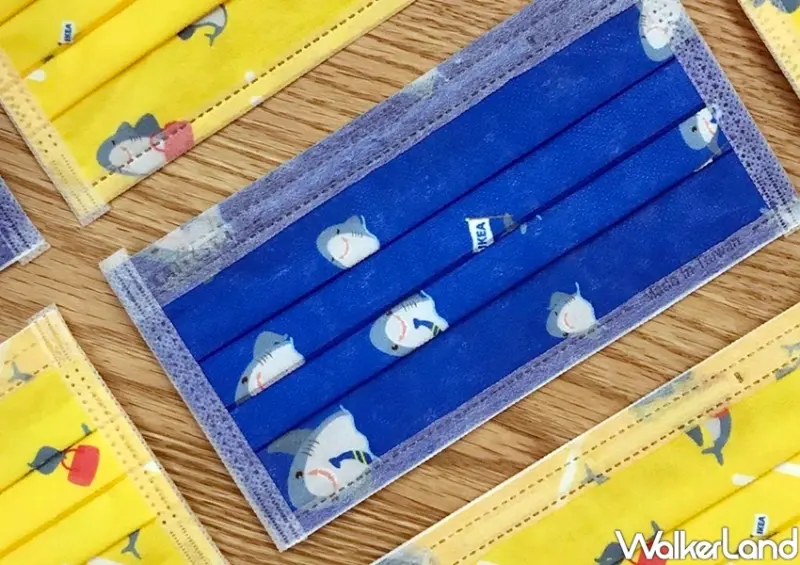 IKEA鯊魚口罩 / WalkerLand窩客島整理提供 未經許可不可轉載