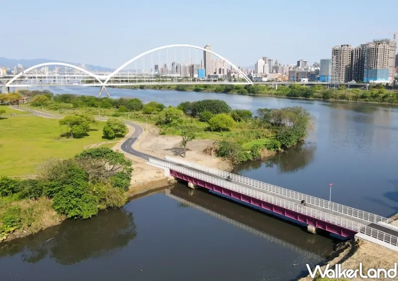 新莊河濱自行車道/ WalkerLand窩客島整理提供 未經許可不可轉載