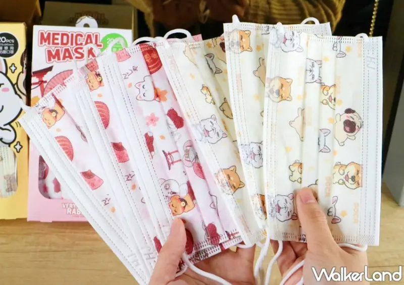 好想兔、豆卡頻道 醫療口罩 / WalkerLand窩客島提供 未經許可，不得轉載