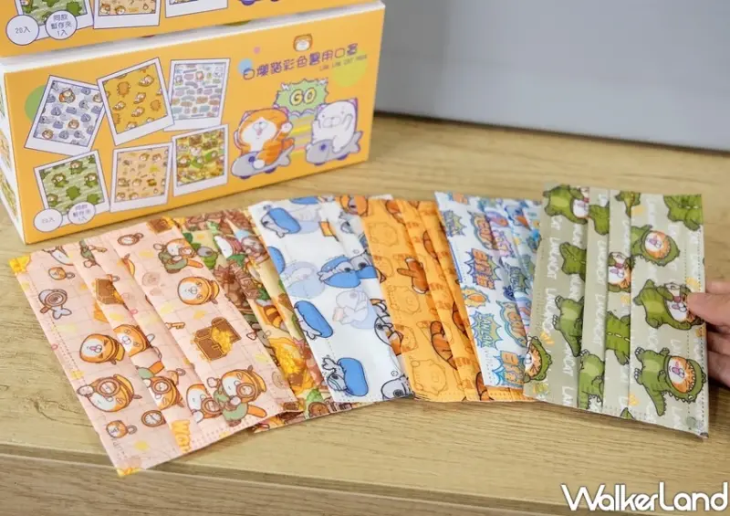 白爛貓醫療口罩系列 / WalkerLand窩客島整理提供 未經許可不可轉載