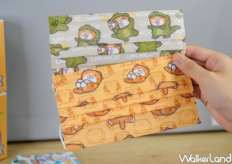 白爛貓醫療口罩系列 / WalkerLand窩客島整理提供 未經許可不可轉載