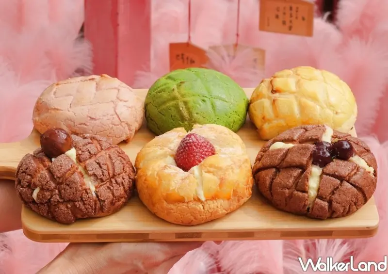 菠蘿麵包專賣店「Melons メロンパン達」林口三井OUTLET，/ WalkerLand窩客島整理提供 未經許可不可轉載