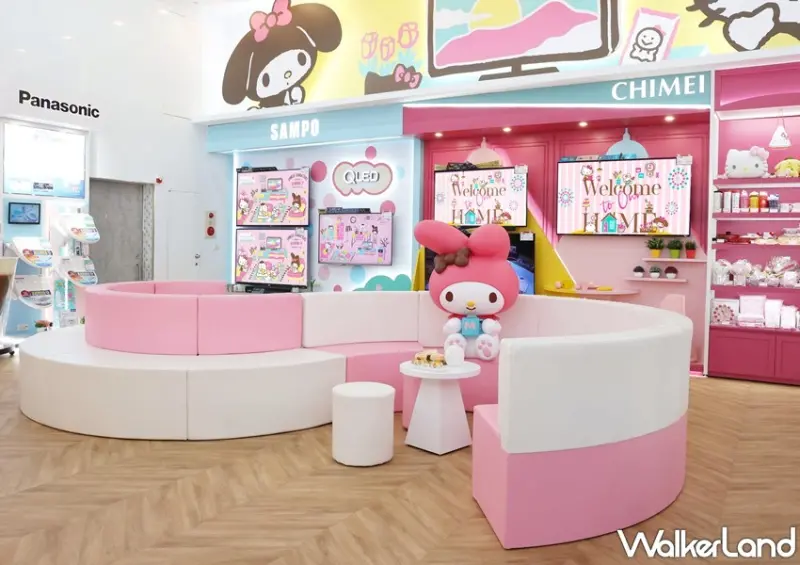 全國電子x三麗鷗聯名店（台南永華店） / WalkerLand窩客島整理提供 未經許可，不得轉載