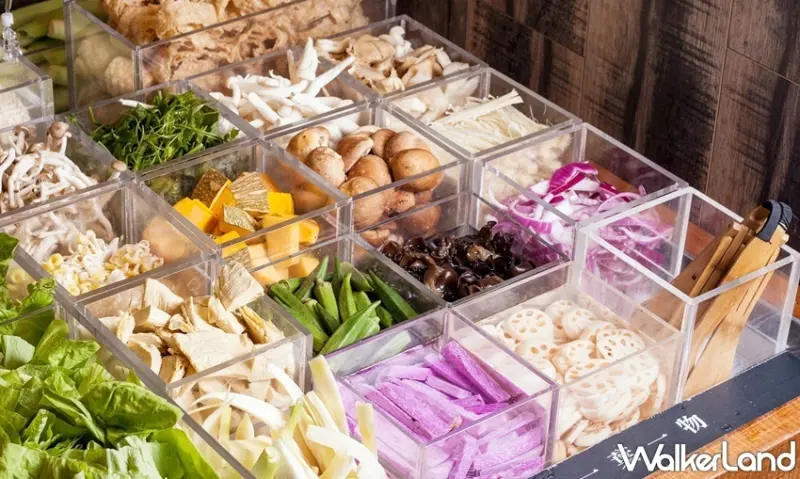 千荷田蔬食百匯涮涮鍋 / WalkerLand窩客島整理提供 未經許可，不得轉載