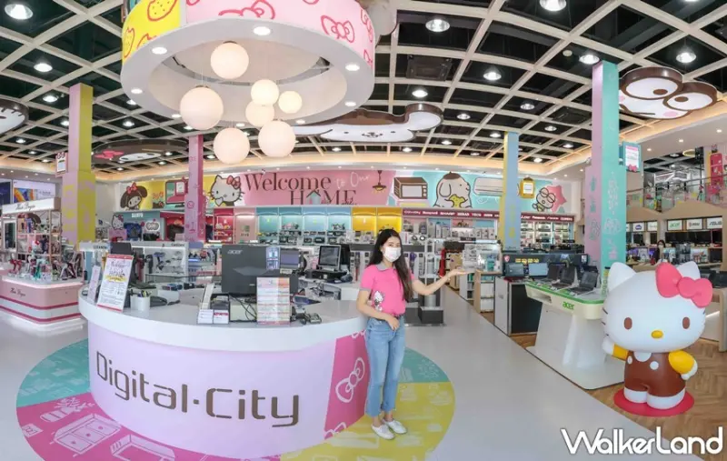 全國電子x三麗鷗聯名店（台南永華店） / WalkerLand窩客島整理提供 未經許可，不得轉載