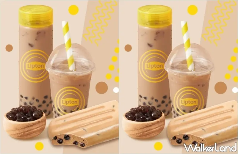 立頓珍珠奶茶大雪糕、立頓蜜桃果茶冰棒 / WalkerLand窩客島整理提供 未經許可，不得轉載