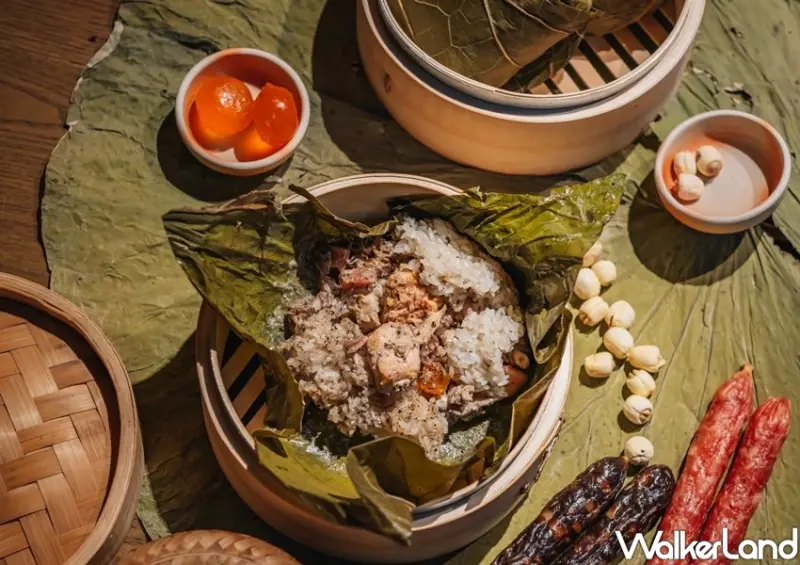 LONGTAIL「南洋鮑魚干貝、法式松露鴨肝肉粽」 / WalkerLand窩客島整理提供 未經許可不可轉載