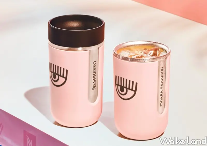 Nespresso聯名「粉眨眼咖啡隨行杯、咖啡機」 / WalkerLand窩客島整理提供 未經許可不可轉載
