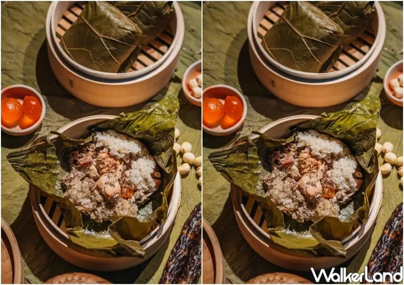 LONGTAIL「南洋鮑魚干貝、法式松露鴨肝肉粽」 / WalkerLand窩客島整理提供 未經許可不可轉載