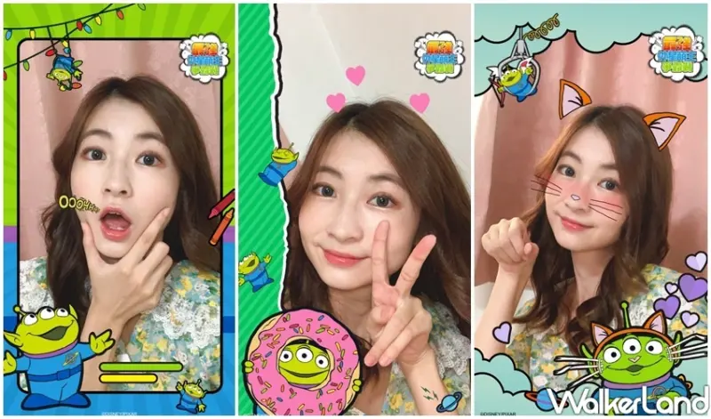 史迪奇、三眼怪超Q萌專屬IG濾鏡 / WalkerLand窩客島整理提供 未經許可不可轉載