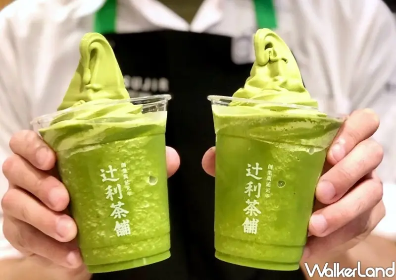 辻利茶舗 抹茶杏仁捲、抹茶冰沙漂浮 / WalkerLand窩客島整理提供 未經許可不可轉載