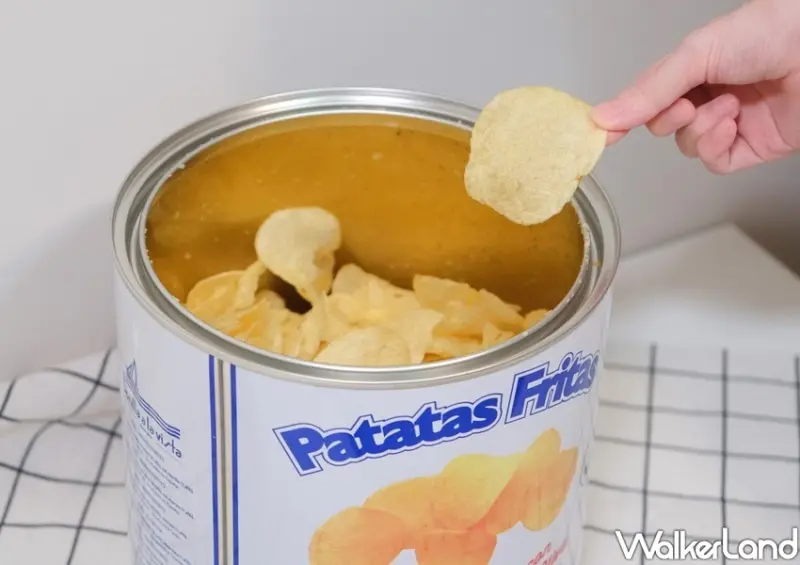 西班牙Bonilla a la Vista油漆桶馬鈴薯片 / WalkerLand窩客島整理提供 未經許可不可轉載