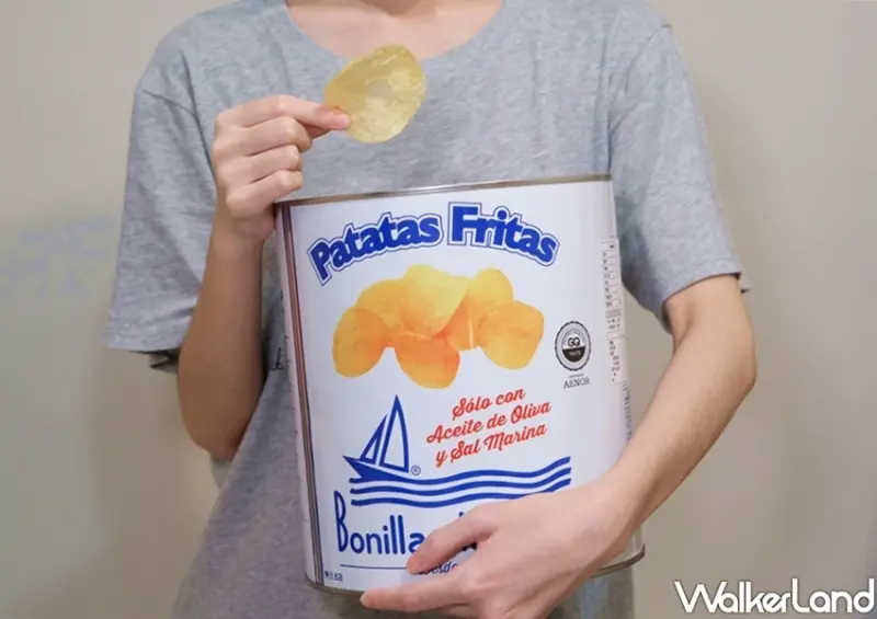 西班牙Bonilla a la Vista油漆桶馬鈴薯片 / WalkerLand窩客島整理提供 未經許可不可轉載
