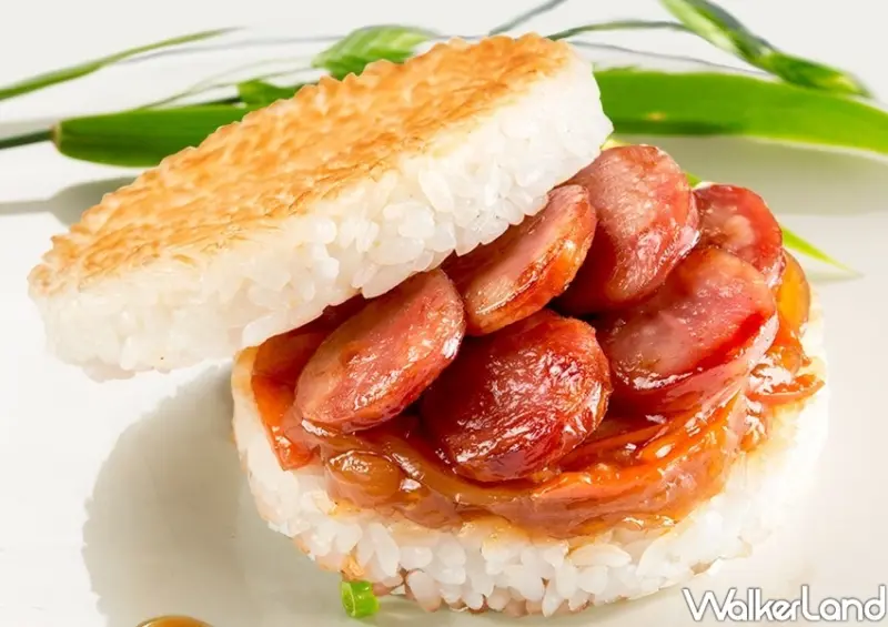 老協珍「大腸包小腸米漢堡」 / WalkerLand窩客島整理提供 未經許可不可轉載