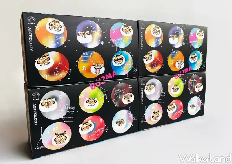 不二馬胖虎-星座系列彩色醫療口罩 / WalkerLand窩客島整理提供 未經許可，不得轉載