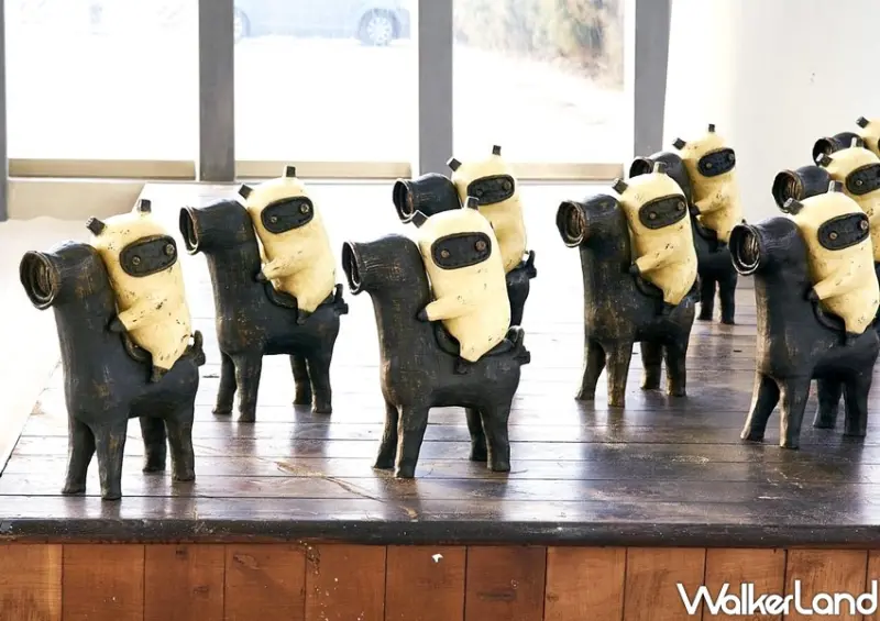 看海美術館「春江獸月夜-阿咧特展」 / WalkerLand窩客島整理提供 未經許可不可轉載