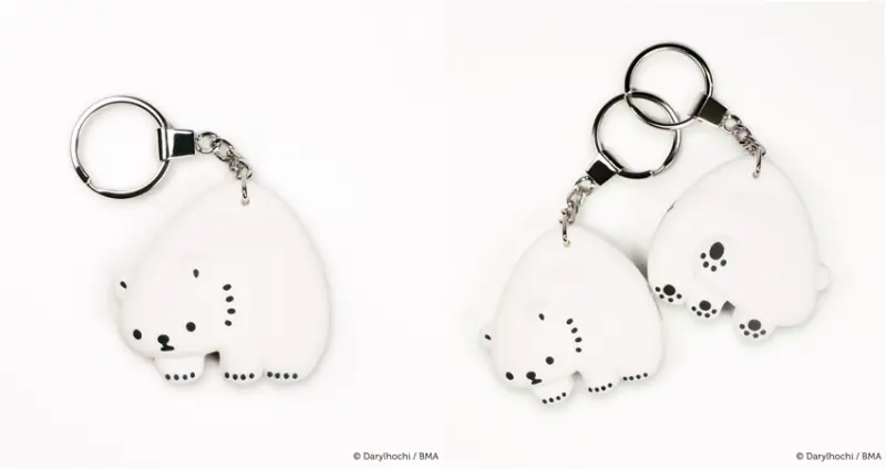 吊著白白到處走 橡膠立體造型電子票證 / WalkerLand窩客島整理提供 未經許可，不得轉載