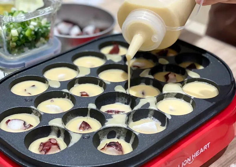 JAPAN RAIL CAFE章魚燒體驗 / WalkerLand窩客島整理提供 未經許可不可轉載