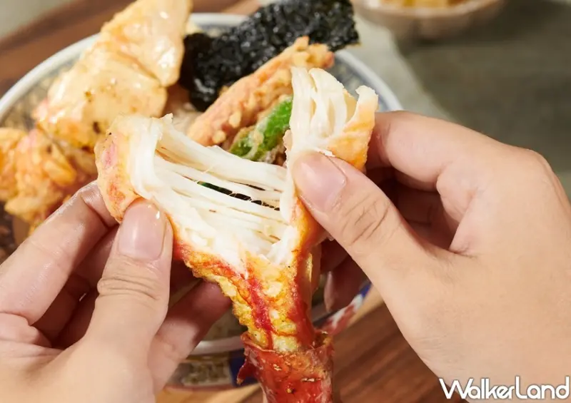 金子半之助「帝王蟹天丼」 / WalkerLand窩客島整理提供 未經許可不可轉載