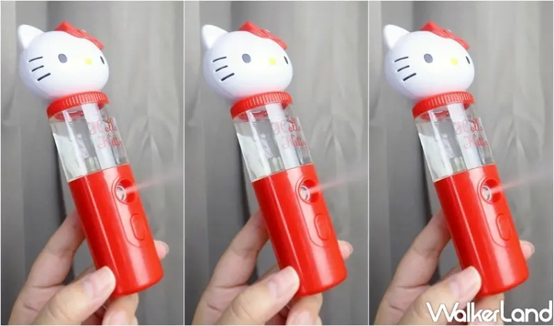Hello Kitty造型隨身噴霧儀 / WalkerLand窩客島整理提供 未經許可，不得轉載