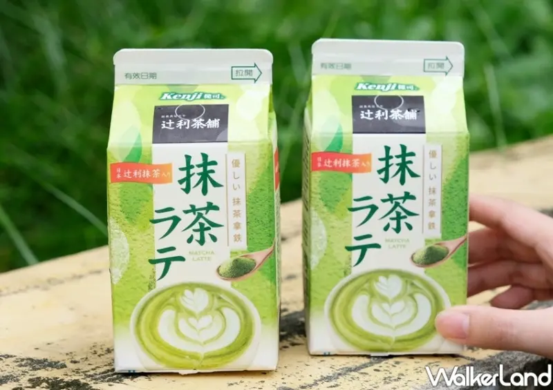 全家「辻利抹茶流心冰淇淋」、7-ELEVEN「辻利抹茶拿鐵」 / WalkerLand窩客島整理提供 未經許可不可轉載