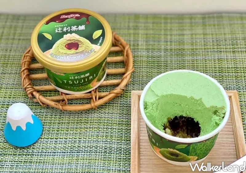 全家「辻利抹茶流心冰淇淋」、7-ELEVEN「辻利抹茶拿鐵」 / WalkerLand窩客島整理提供 未經許可不可轉載