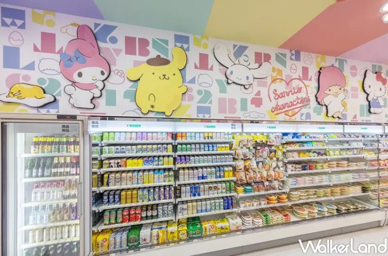 7-ELEVEN高雄 Sanrio三麗鷗聯名店 / WalkerLand窩客島整理提供 未經許可，不得轉載