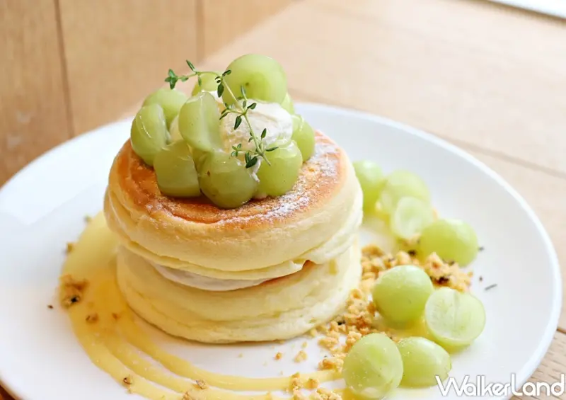 FLIPPER’S 伯爵奶油檸檬葡萄 奇蹟的舒芙蕾鬆餅 / WalkerLand窩客島提供 未經許可，不得轉載