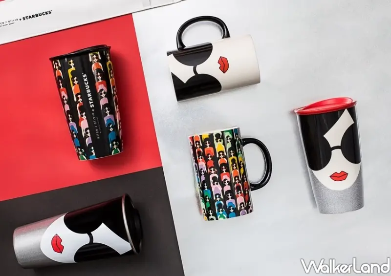 星巴克、Alice + Olivia聯名杯 / WalkerLand窩客島整理提供 未經許可不可轉載