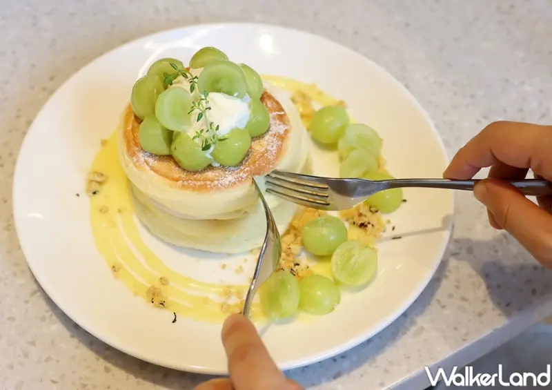 FLIPPER’S 伯爵奶油檸檬葡萄 奇蹟的舒芙蕾鬆餅 / WalkerLand窩客島提供 未經許可，不得轉載