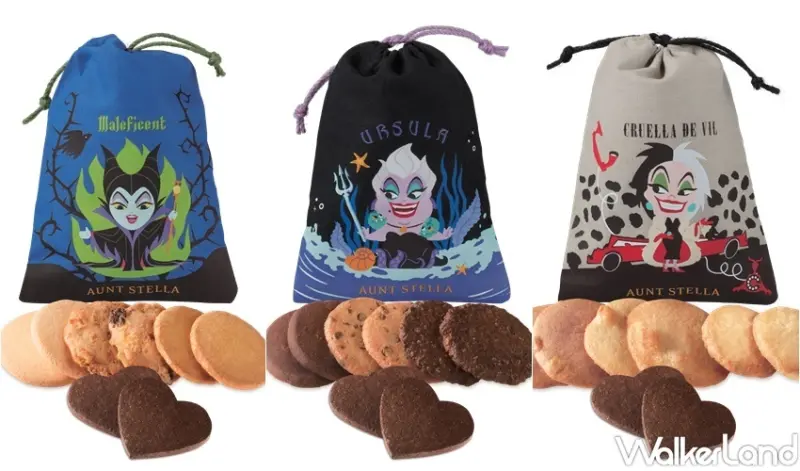 Aunt Stella「迪士尼反派系列組合束口袋」 / WalkerLand窩客島整理提供 未經許可，不得轉載