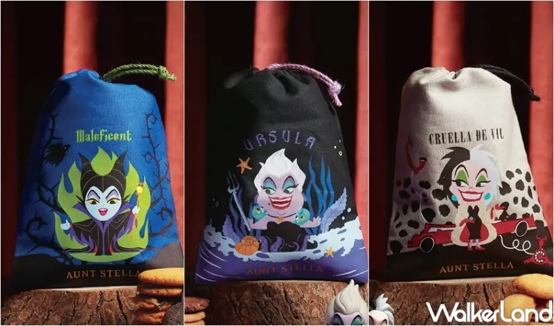 Aunt Stella「迪士尼反派系列組合束口袋」 / WalkerLand窩客島整理提供 未經許可，不得轉載