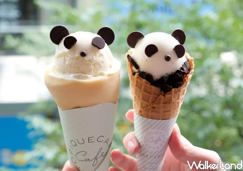 gelato pique café「熊貓可麗餅、熊貓冰淇淋」 / WalkerLand窩客島整理提供 未經許可不可轉載